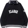 ARCH LOGO HALF ZIP PULLOVER KNIT