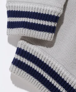 ARCH LOGO HALF ZIP PULLOVER KNIT