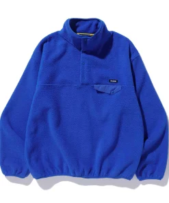 BUTTON-UP FLEECE PULLOVER