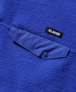 BUTTON-UP FLEECE PULLOVER