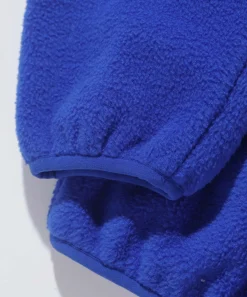 BUTTON-UP FLEECE PULLOVER