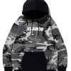 CAMO PULLOVER HOODED SWEAT