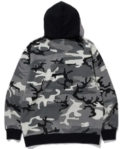 CAMO PULLOVER HOODED SWEAT