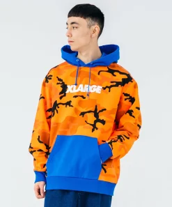 CAMO PULLOVER HOODED SWEAT