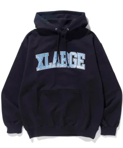 COLLEGE LOGO HOODED SWEATSHIRT
