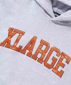 COLLEGE LOGO HOODED SWEATSHIRT