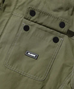 CONTRAST STITCH HOODED JACKET