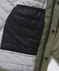 CONTRAST STITCH HOODED JACKET