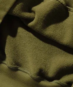 EMBLEM PATCHED PULLOVER HOODED SWEAT