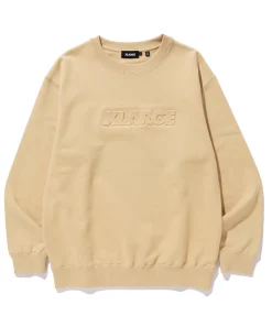 EMBOSSING STANDARD LOGO CREWNECK SWEAT