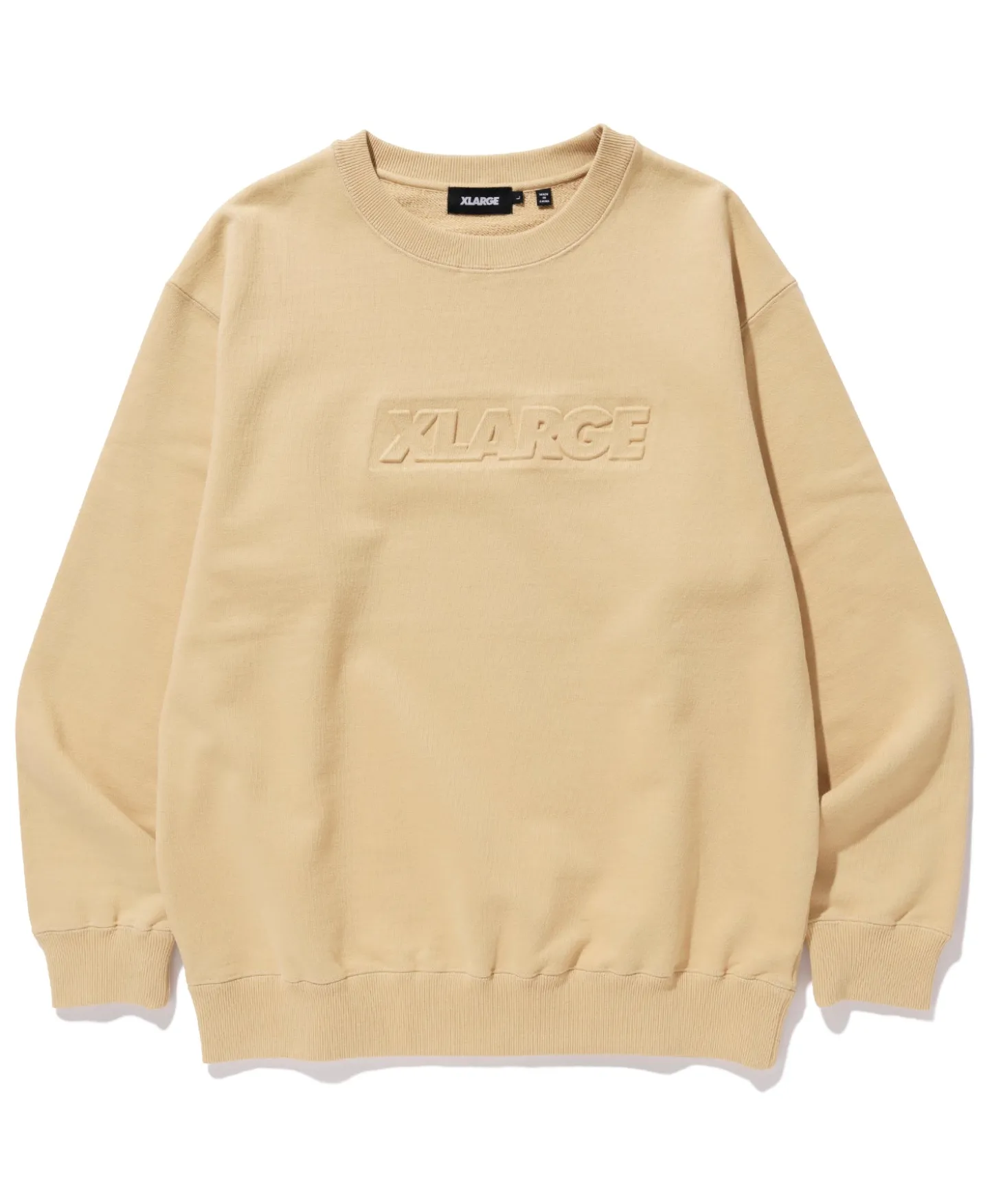 EMBOSSING STANDARD LOGO CREWNECK SWEAT
