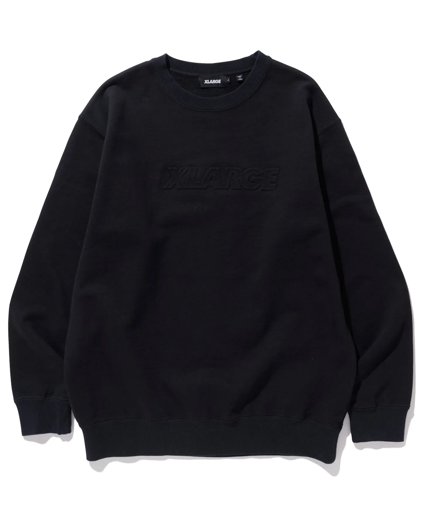 EMBOSSING STANDARD LOGO CREWNECK SWEAT