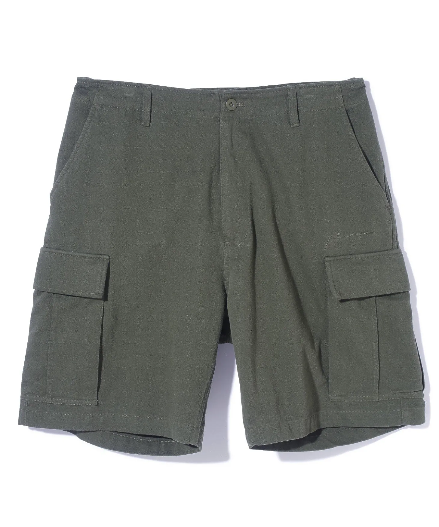 EMBROIDERED LOGO CARGO SHORT PANTS