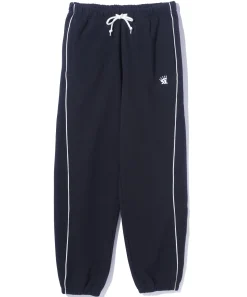 EMBROIDERED LOGO PIPING SWEATPANTS