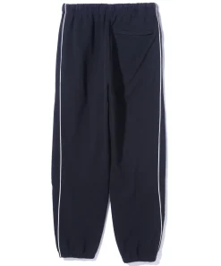 EMBROIDERED LOGO PIPING SWEATPANTS