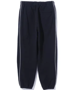 EMBROIDERED LOGO PIPING SWEATPANTS