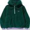 HALF ZIP BOA HOODIE