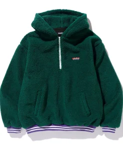 HALF ZIP BOA HOODIE