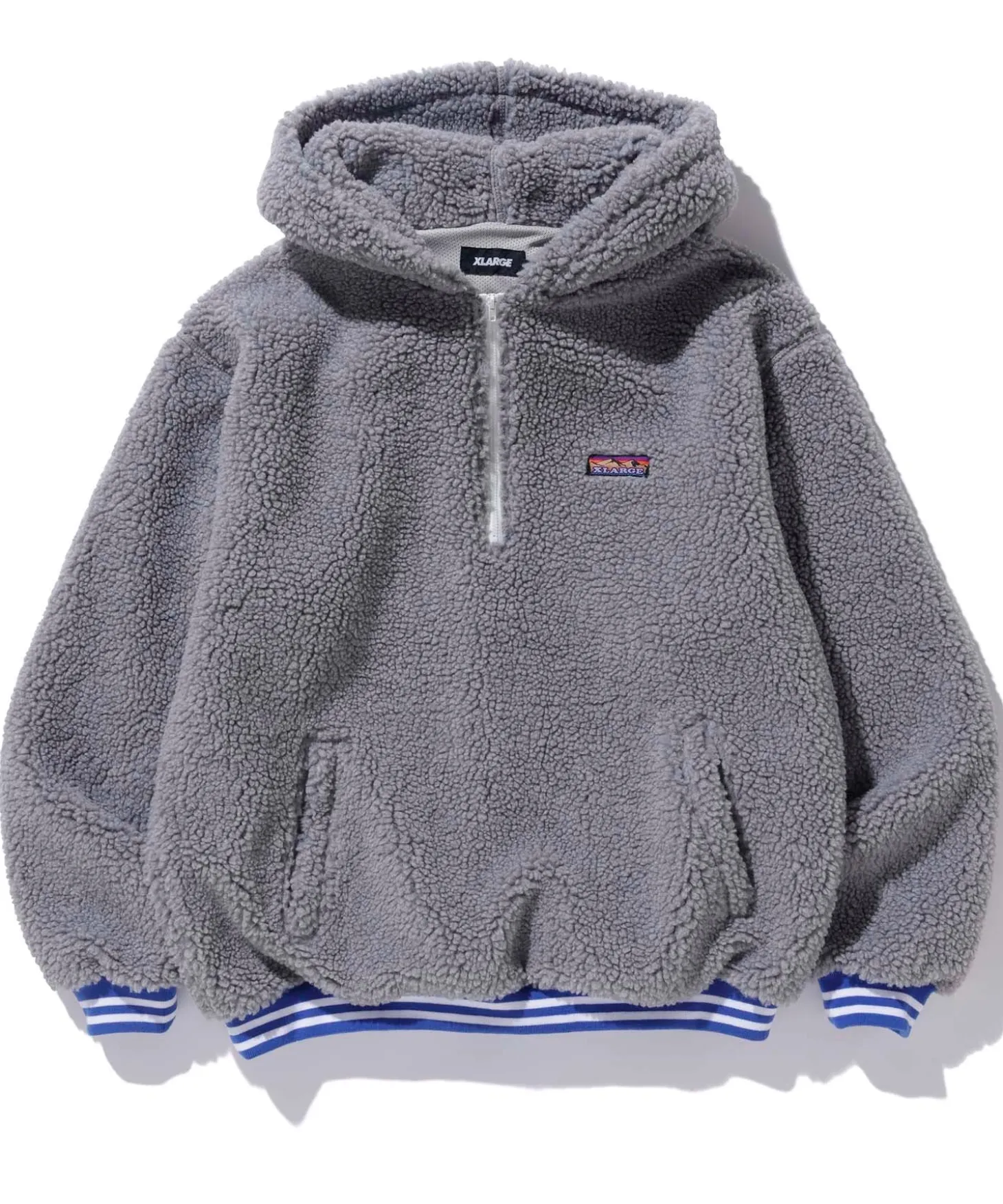 HALF ZIP BOA HOODIE