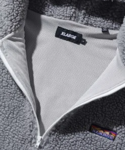 HALF ZIP BOA HOODIE