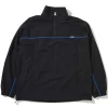 HALF ZIP NYLON PULLOVER JACKET