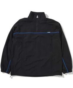 HALF ZIP NYLON PULLOVER JACKET