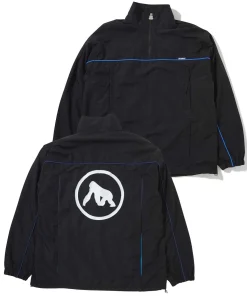HALF ZIP NYLON PULLOVER JACKET