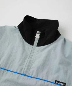 HALF ZIP NYLON PULLOVER JACKET