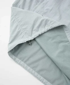 HALF ZIP NYLON PULLOVER JACKET