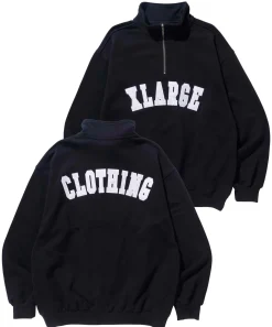 HALF ZIP PULLOVER SWEAT