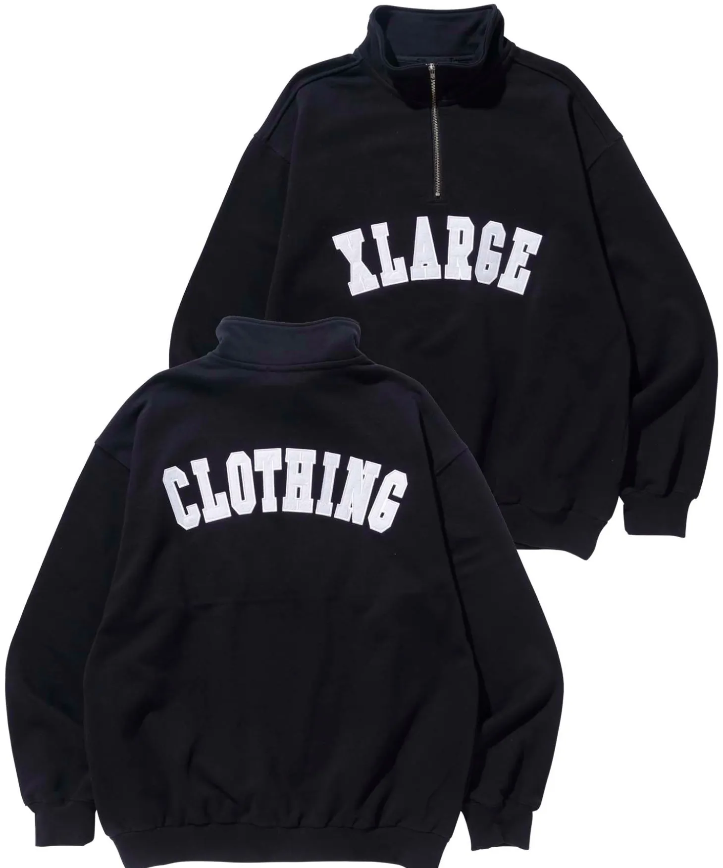 HALF ZIP PULLOVER SWEAT