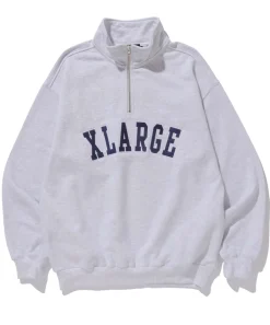 HALF ZIP PULLOVER SWEAT