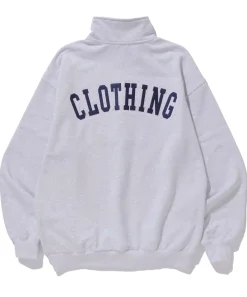 HALF ZIP PULLOVER SWEAT
