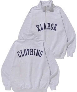 HALF ZIP PULLOVER SWEAT