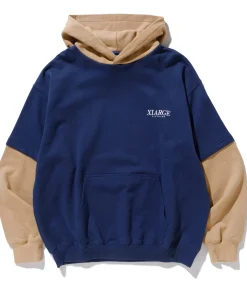 LAYERED HOODED SWEAT