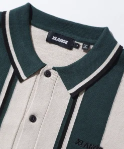 LINE KNIT S/S SHIRT