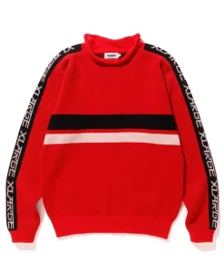 LINED MOCKNECK KNIT