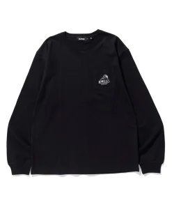 L/S POCKET TEE EMBROIDERY SLANTED OG