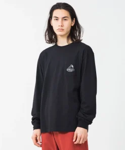 L/S POCKET TEE EMBROIDERY SLANTED OG