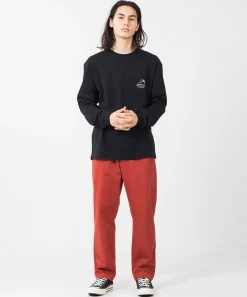 L/S POCKET TEE EMBROIDERY SLANTED OG