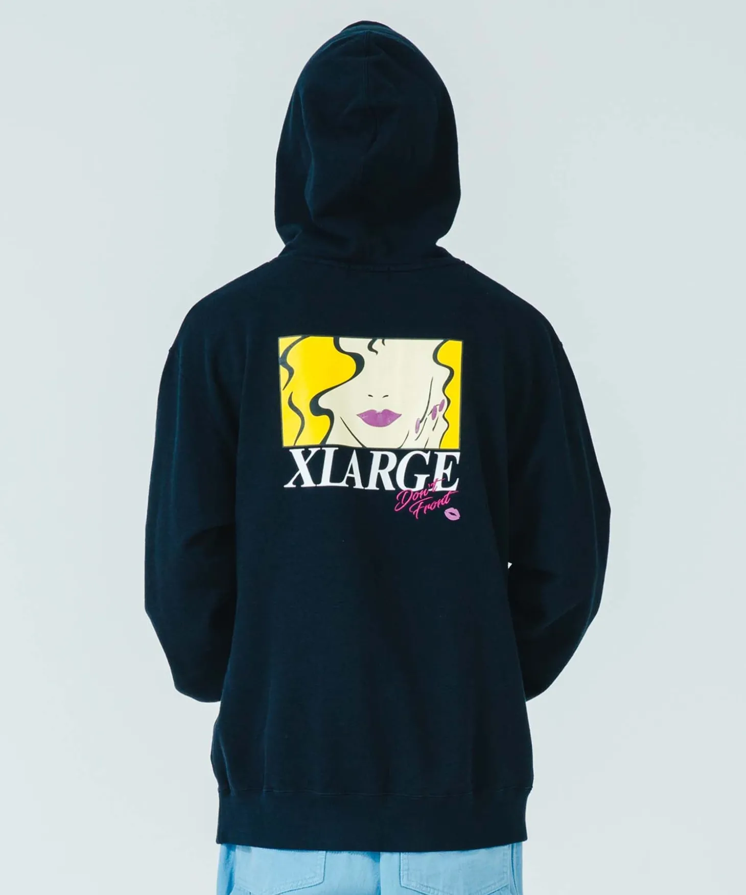 MARRIAGE BLUE PULLOVER HOODED SWEAT