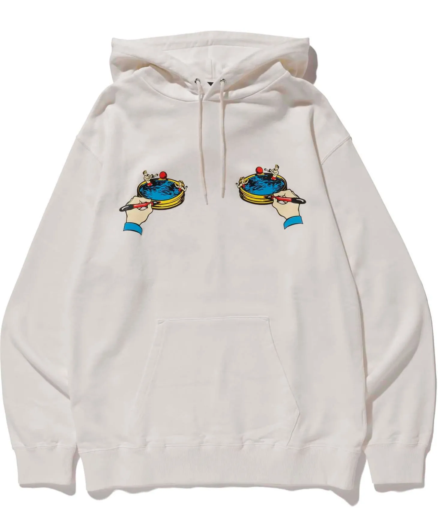 MARRIAGE BLUE PULLOVER HOODED SWEAT