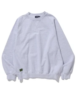 MILITARY RAGLAN CREWNECK SWEATSHIRT