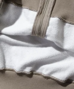 MULTI LOGO ZIP UP HOODED SWEATSHIRT