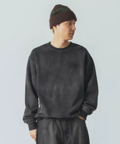 OLD ENGLISH BLEACHED CREWNECK SWEATSHIRT