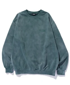 OLD ENGLISH BLEACHED CREWNECK SWEATSHIRT