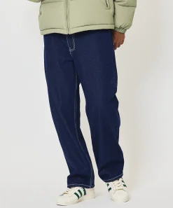 OLD ENGLISH LOGO DENIM PANTS