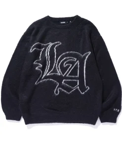 OLD ENGLISH MOHAIR CREWNECK KNIT