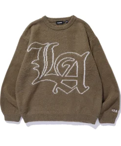 OLD ENGLISH MOHAIR CREWNECK KNIT