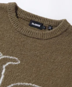 OLD ENGLISH MOHAIR CREWNECK KNIT